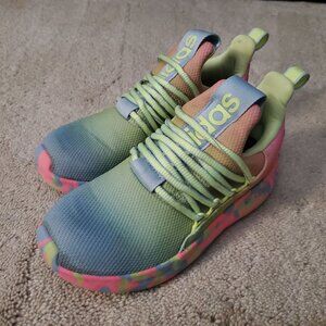 Rainbow Adidas sneakers size 4